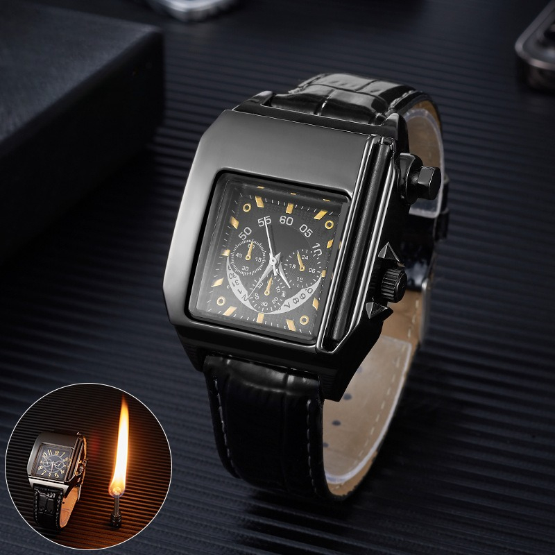 Electronics Gadgets To Gift - Briquet électronique en métal, design montre,