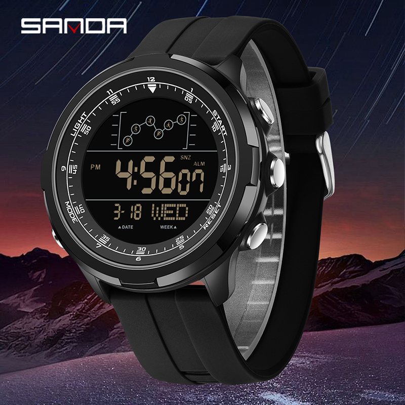 Electronics Gadgets For Men - Montre numérique SANDA pour homme, montre