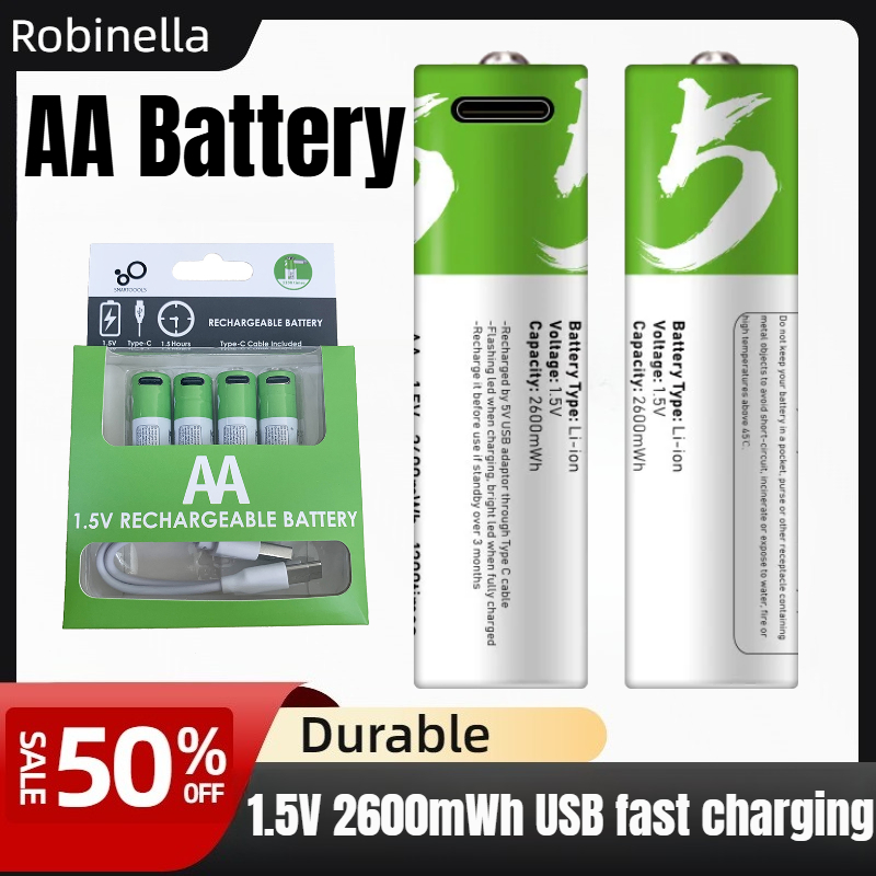 Modern Electronics Gadgets - Batterie Li-ion rechargeable USB intelligente 1,5