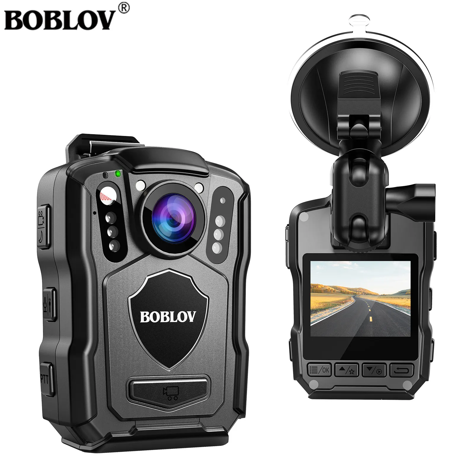 Compact Camera Mirrorless - Caméra corporelle de police BOBLOV M5