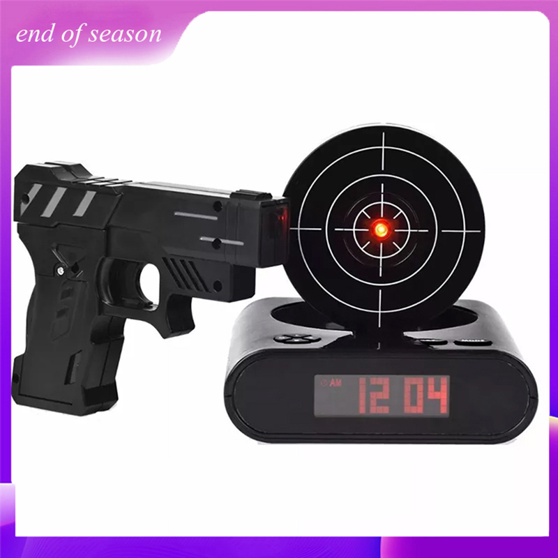Modern Electronics Gadgets - Horloge de bureau électronique, pistolet numérique,