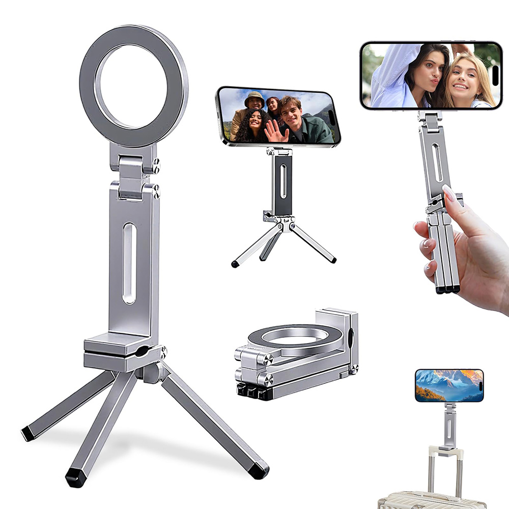 Auto Tracking Tripod - Trépieds pour téléphone, support magnétique pour