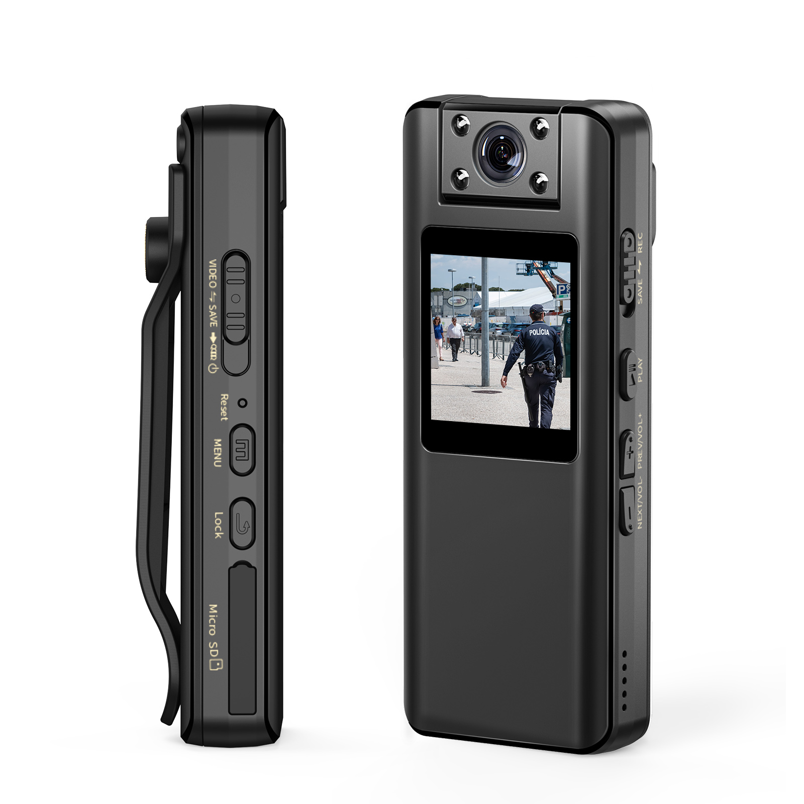 Compact Camera Mirrorless - BOBLOV A22 Mini caméra corporelle numérique