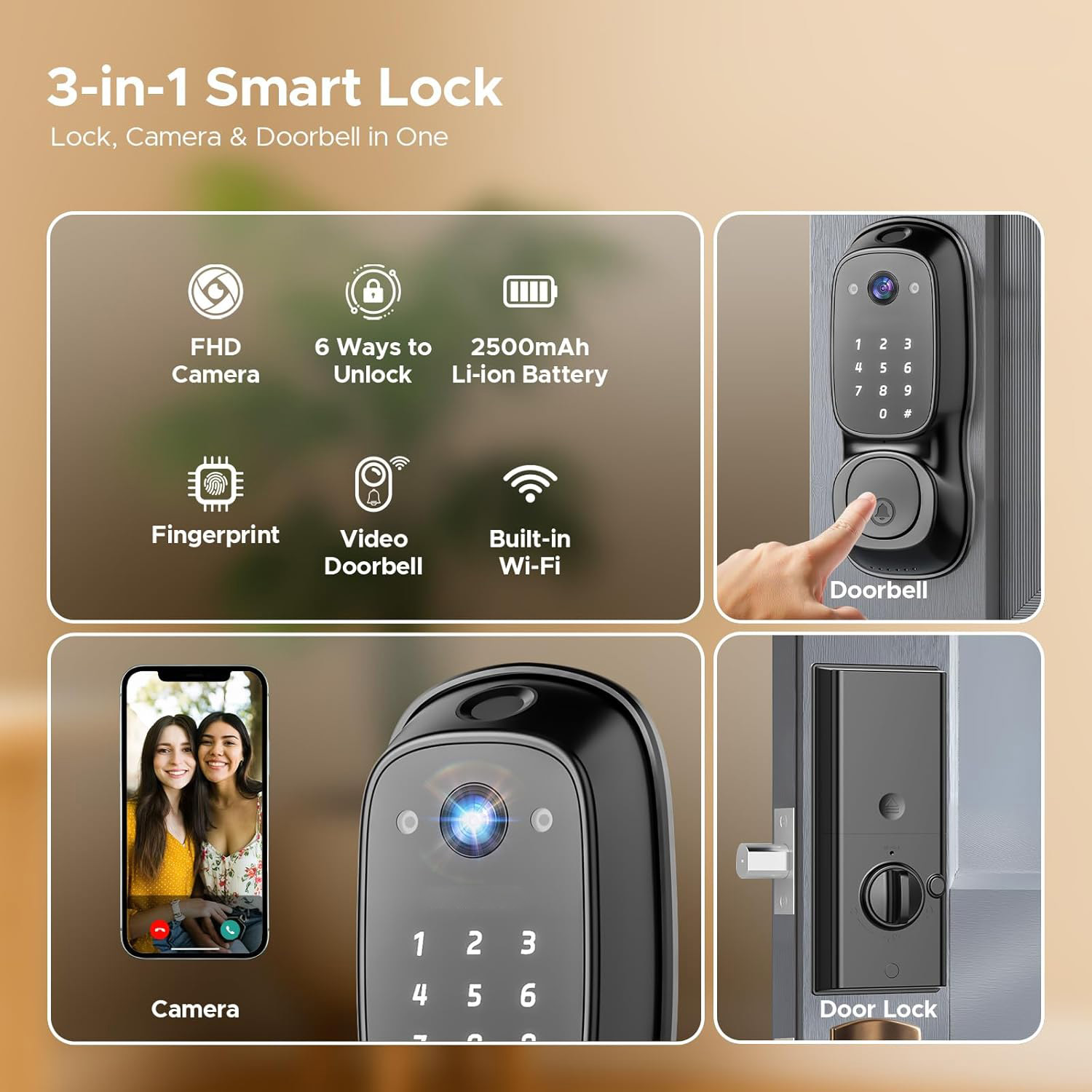 Serrure de porte intelligente  - Electronics & Gadgets Starting With D avis et prix
