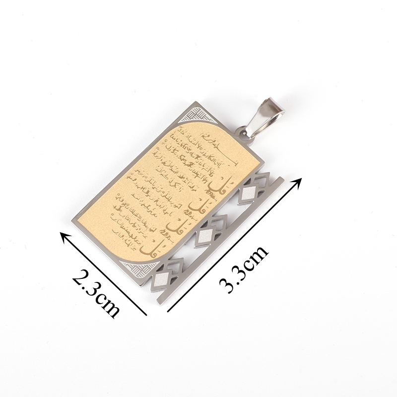 Collier arabe en acier inoxyda - Gadget Q avis et prix