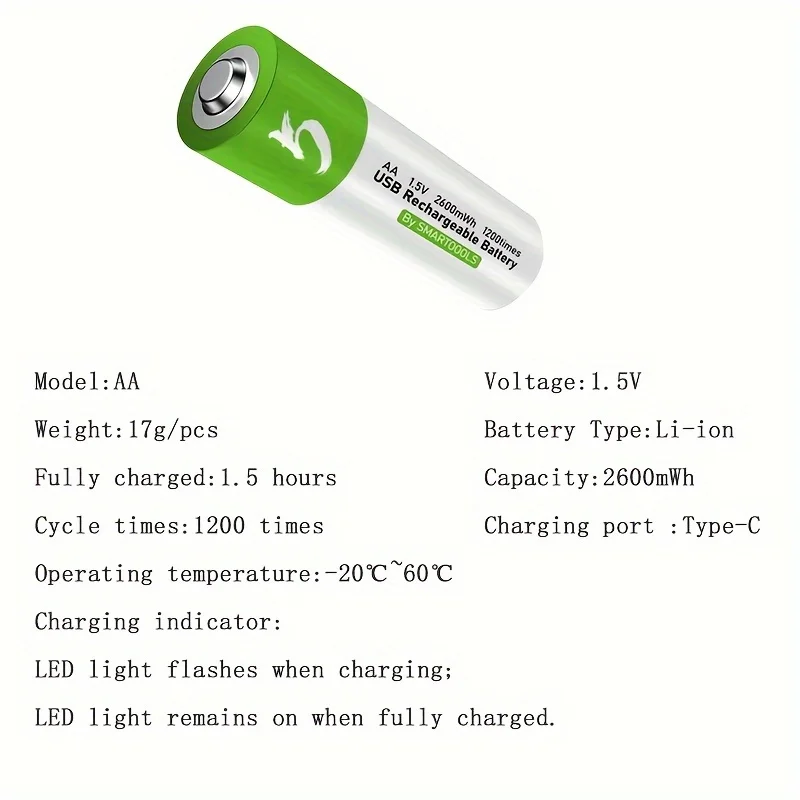 Batterie Li-ion rechargeable U - Modern Electronics Gadgets avis et prix