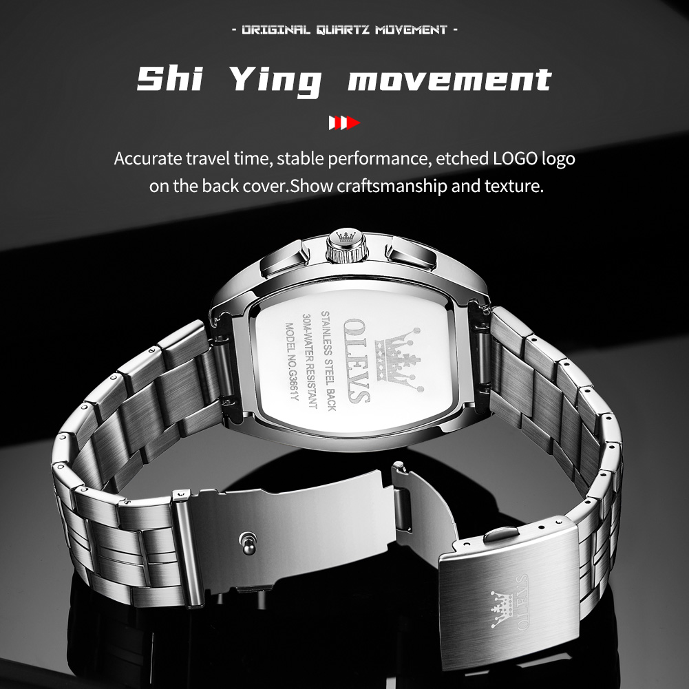 Montre à quartz OLEVS 3661, de - Electronics Gadgets For Men avis et prix